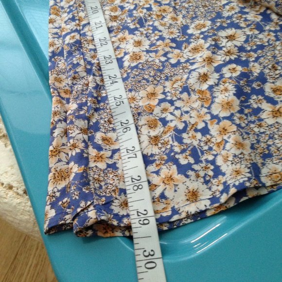 Gorgeous Comfy Print Smock Waist Wide Leg, Approx Inseam 29", NWOT - Picture 9 of 14